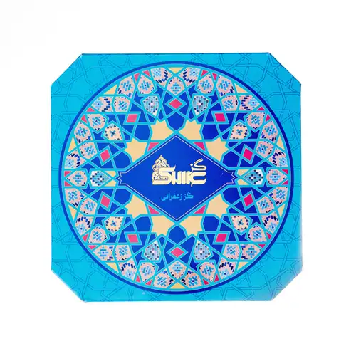 گز لقمه 30٪ پسته زعفرانی (350 گرم)